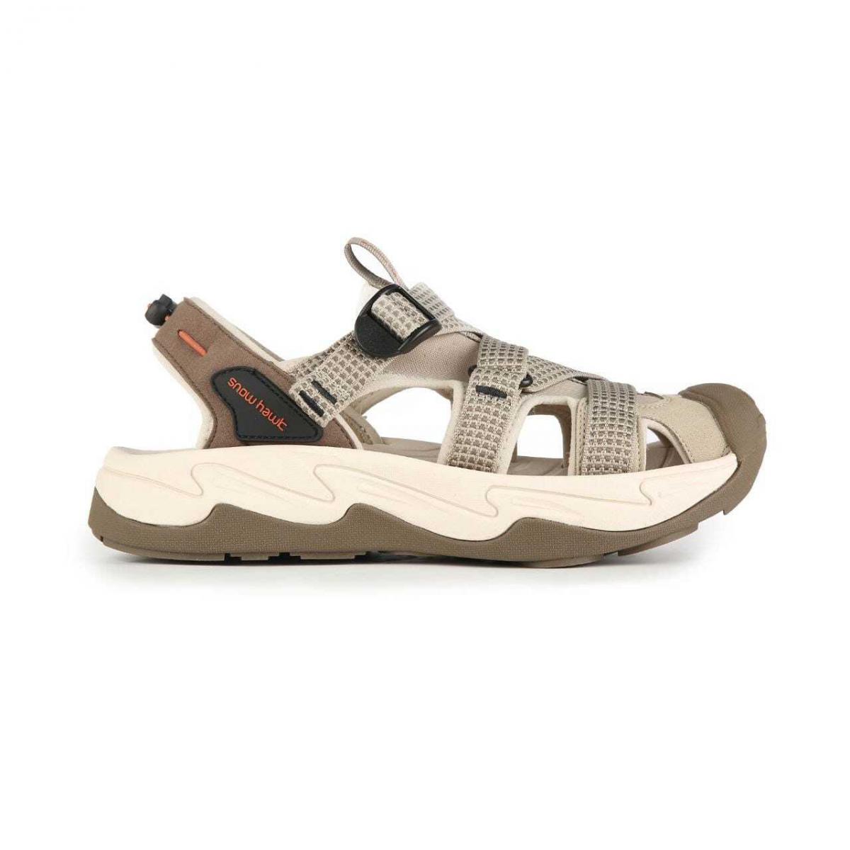 ‏‏صندل مردانه sn-baffin‏ ‏خاکی‏ - men’s closed-toe sandals Baffin model code SH-1214M